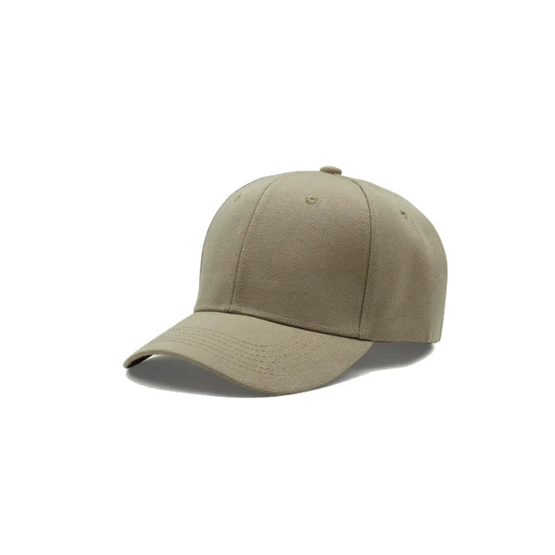 Customized Printed Logo DIY Baseball Cap Unisex Adjustable Men Women Sport Trucker Hat Solid Color Personalized Caps