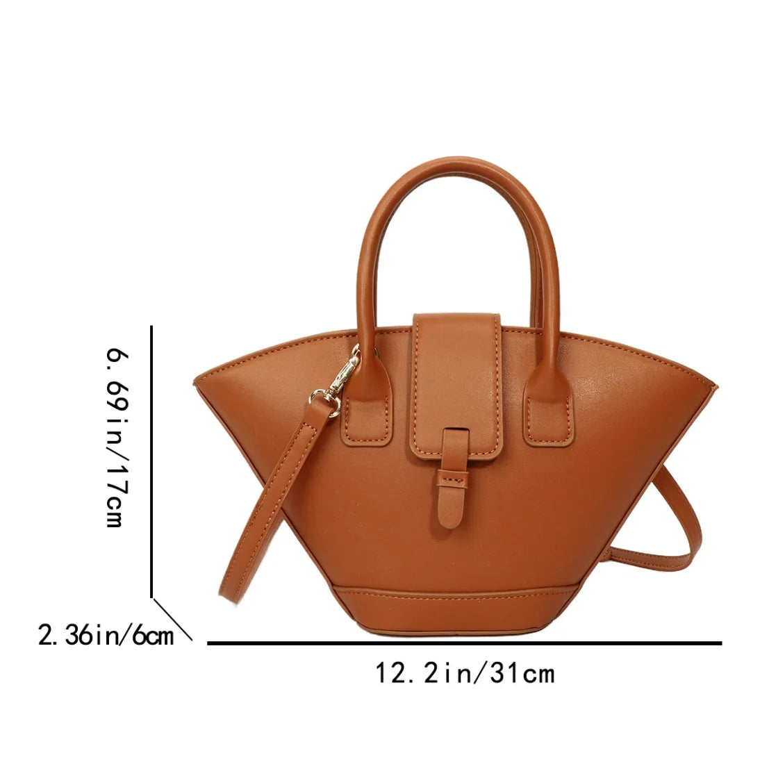 Brown Black Women's Bag Large Capacity Commute Bag Designer Bucket Shoulder Crossbody Bag Coffee Pu Leather Handbag Tote
