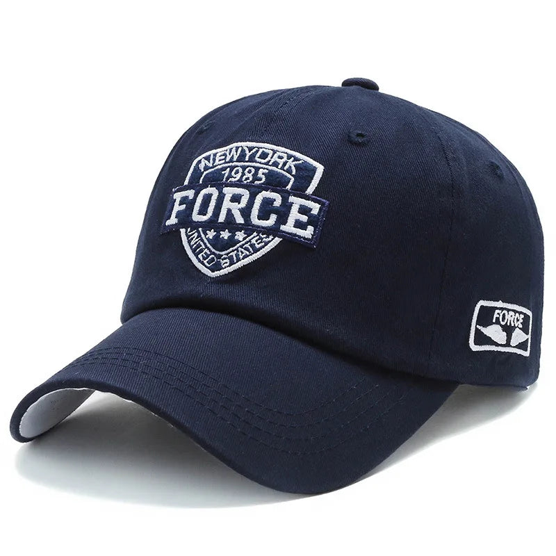 Men's Baseball Cap Versatile Trendy Baseball Cap for Outdoor Sports European and American Fashion Lettered Baseball Caps
