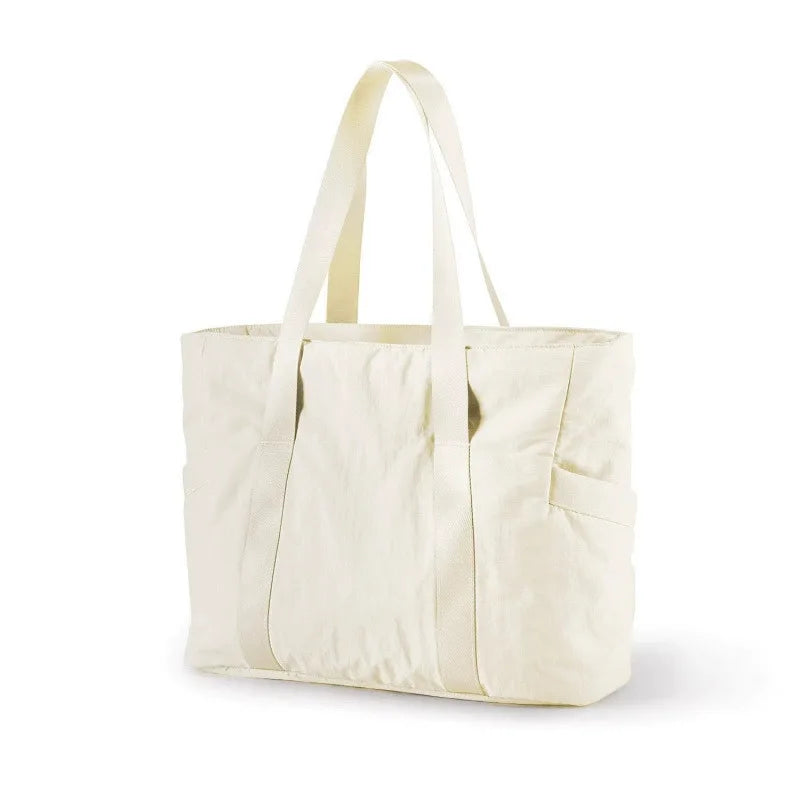 Women Tote Bag University Laptop Travel Tote diaper Gym Yoga Bag Shoulder Bag with Yoga Mat Buckle for Sports College Work