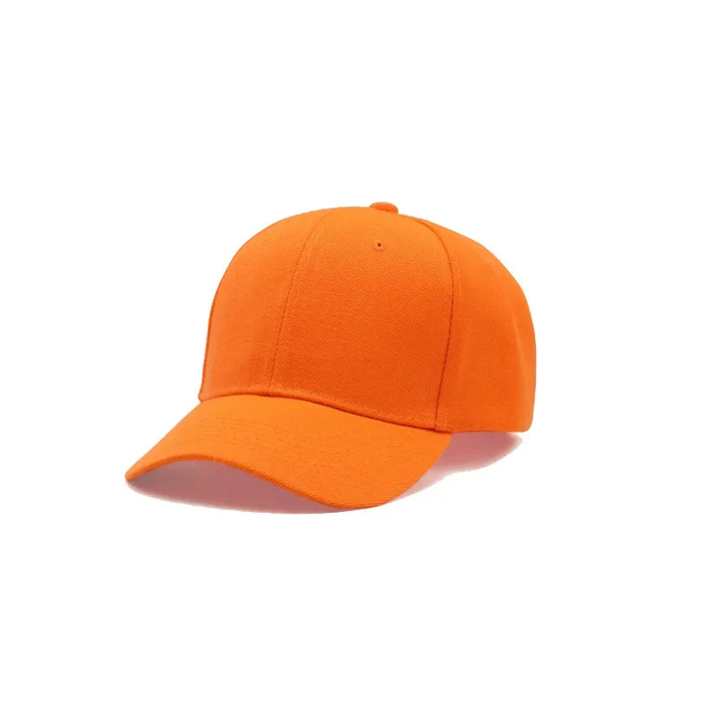 Customized Printed Logo DIY Baseball Cap Unisex Adjustable Men Women Sport Trucker Hat Solid Color Personalized Caps