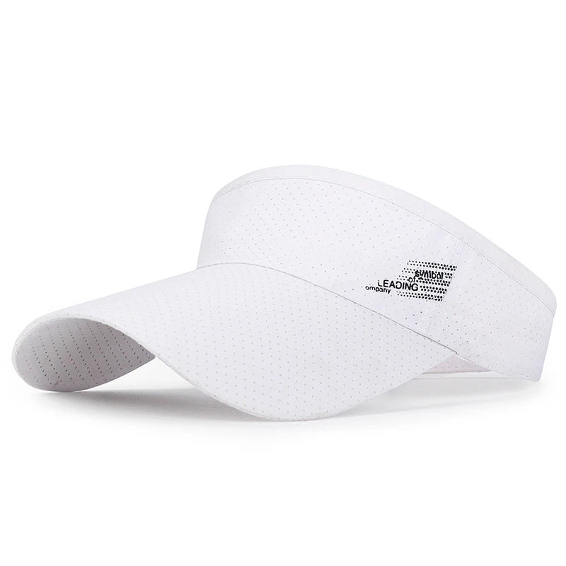Fashion Summer Sport Outdoor Sun Hats Big Brim Empty Top Baseball Caps Quick Dry Hats for Women&  Men Golf Hat
