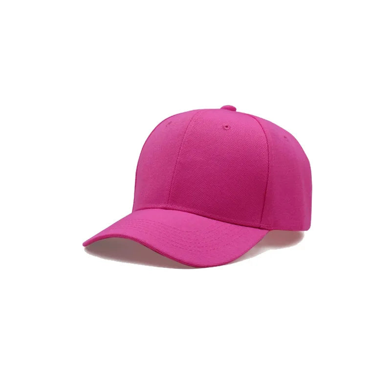 Customized Printed Logo DIY Baseball Cap Unisex Adjustable Men Women Sport Trucker Hat Solid Color Personalized Caps