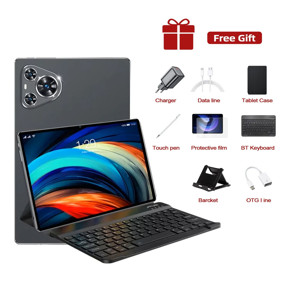 2025 Latest Global First Tablet mi Pad Android 15 Snapdragon 8Gen3 11 inch Soft Light Screen Pad 16 Pro WiFi GPS WPS 5G Table PC