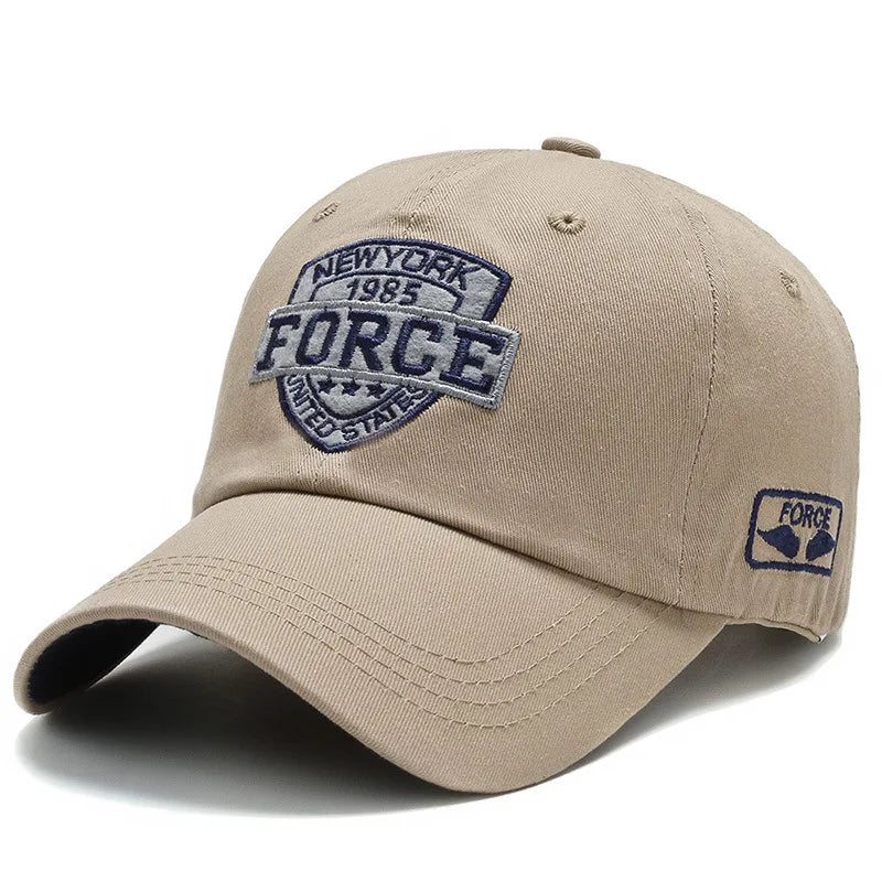 Men's Baseball Cap Versatile Trendy Baseball Cap for Outdoor Sports European and American Fashion Lettered Baseball Caps