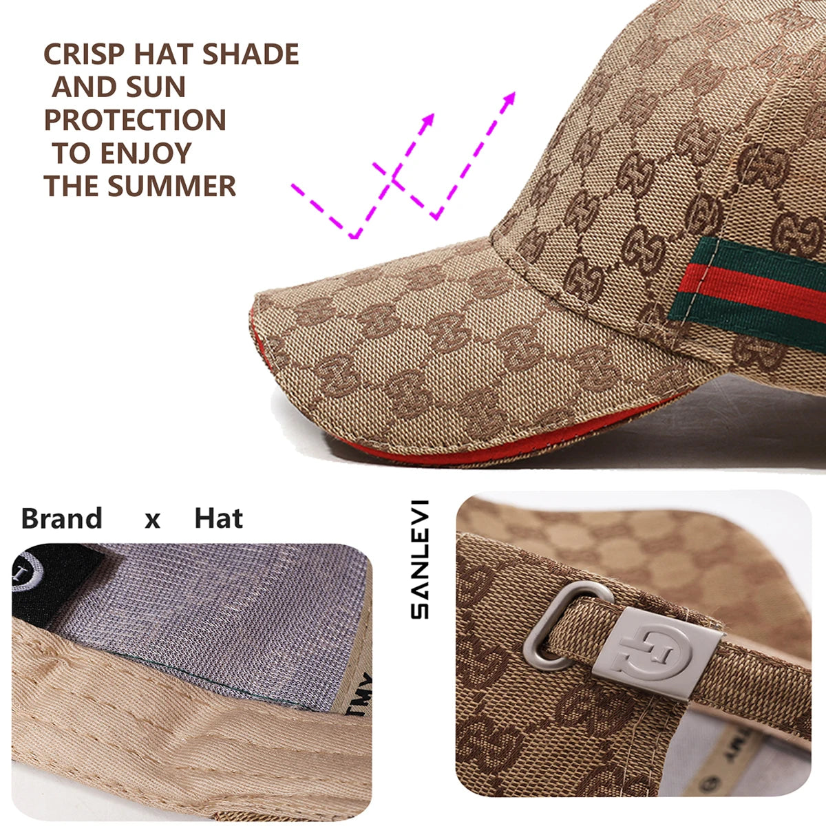 Hats Women's Sports Fashion Outdoor Baseball Caps Men's Embroidered Letter Caps Show Face Slimming Sun Protection Sun Hats