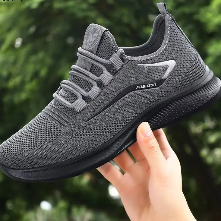 Sports Men's Shoes Breathable Casual Summer New Soft Soled Breathable Mesh Sneaker Non-slip Men's Summer Cheap Shoes Clearance