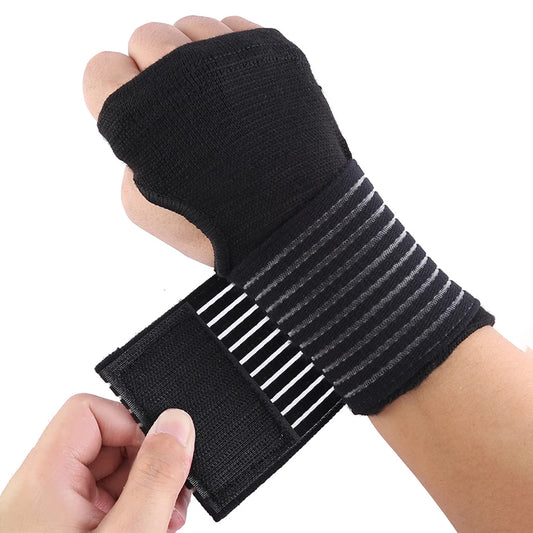 2Pcs Sports Wristband Sports Bandage Protective Gloves Adjustable Wrist Support Fitness Anti-Sprain Anti-Wear Gloves Sports Accessories Ws00486
