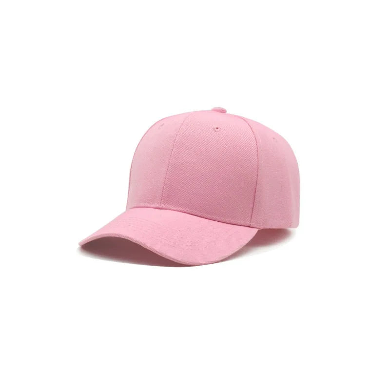 Customized Printed Logo DIY Baseball Cap Unisex Adjustable Men Women Sport Trucker Hat Solid Color Personalized Caps
