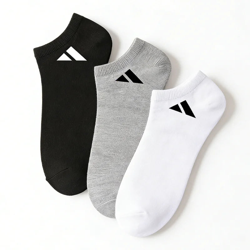 3 Pairs of Sports Socks, Comfortable Elastic Cuffs, Moisture Wicking, Breathable, Suitable for Daily Casual Sports