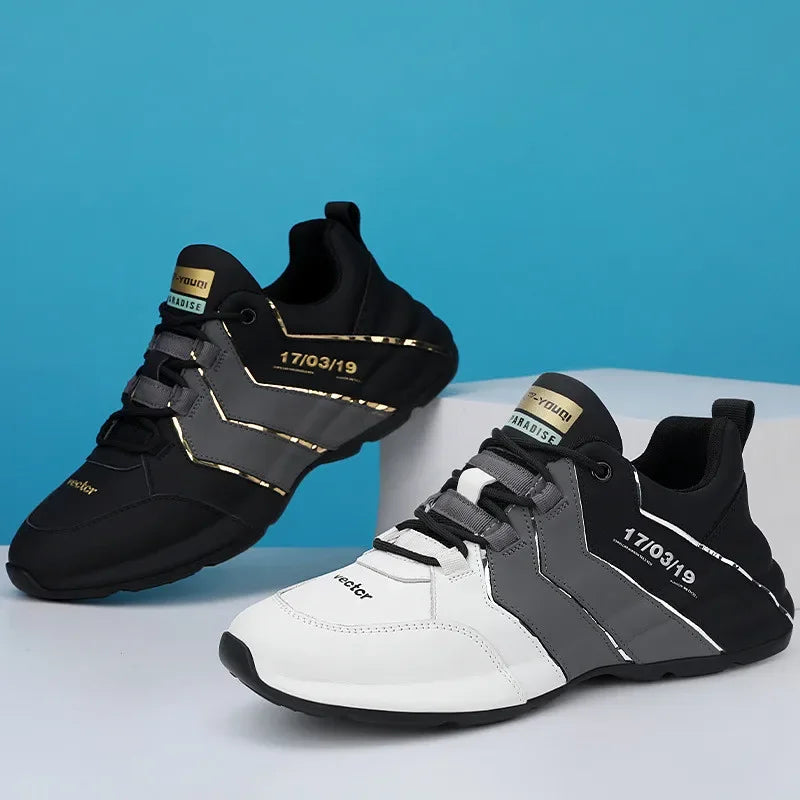 Men's Sports Shoes Outdoor Running Shoes Casual Lace Up Tennis Shoes Male Footwear   New Sneakers for Men